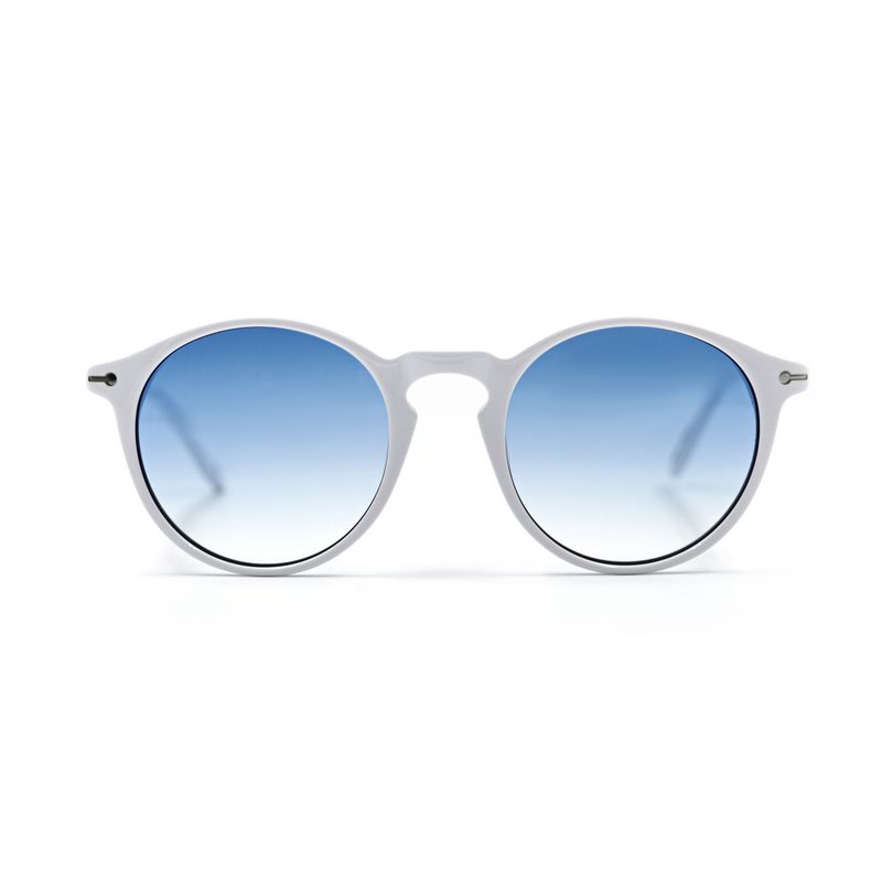 Sons+Daughters Clark White Gloss w/ Blue Lens