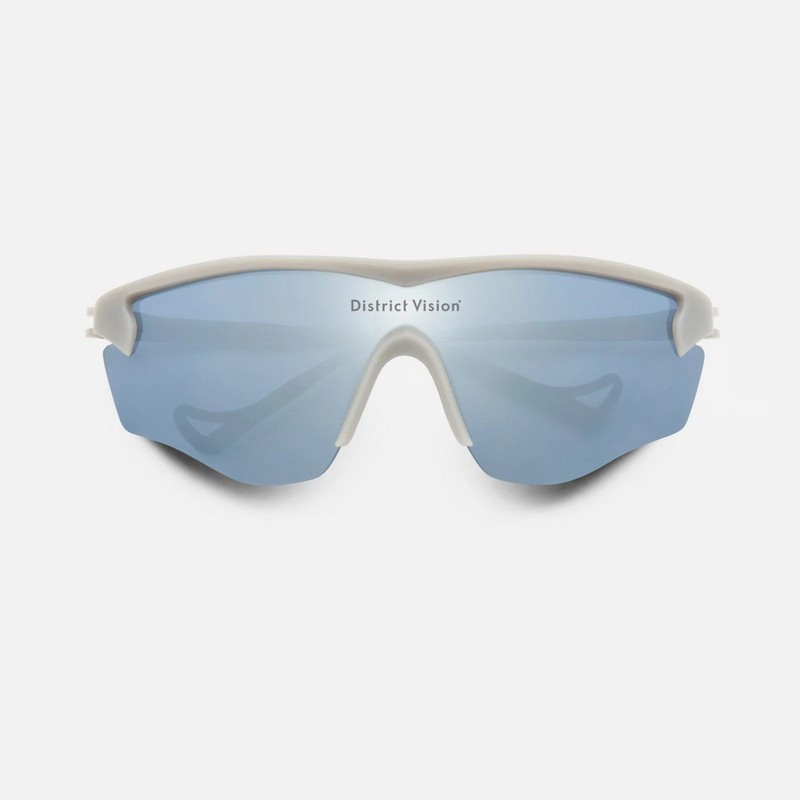District Vision Junya Racer Flint / D+ Blue Silver Flash Mirror