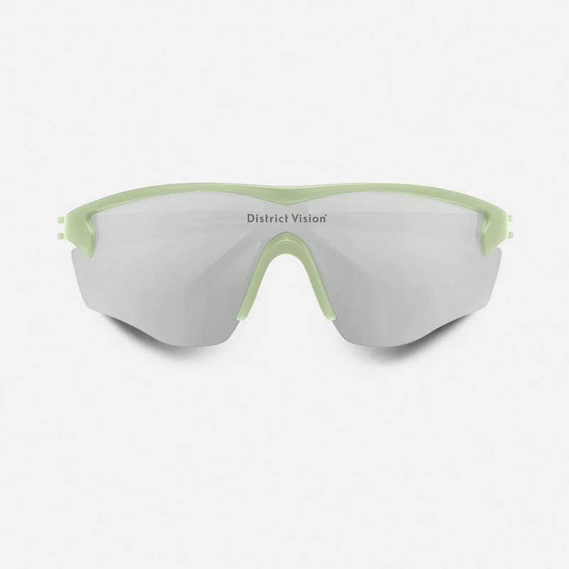 District Vision Junya Racer Pistachio / D+ Silver Flash Mirror